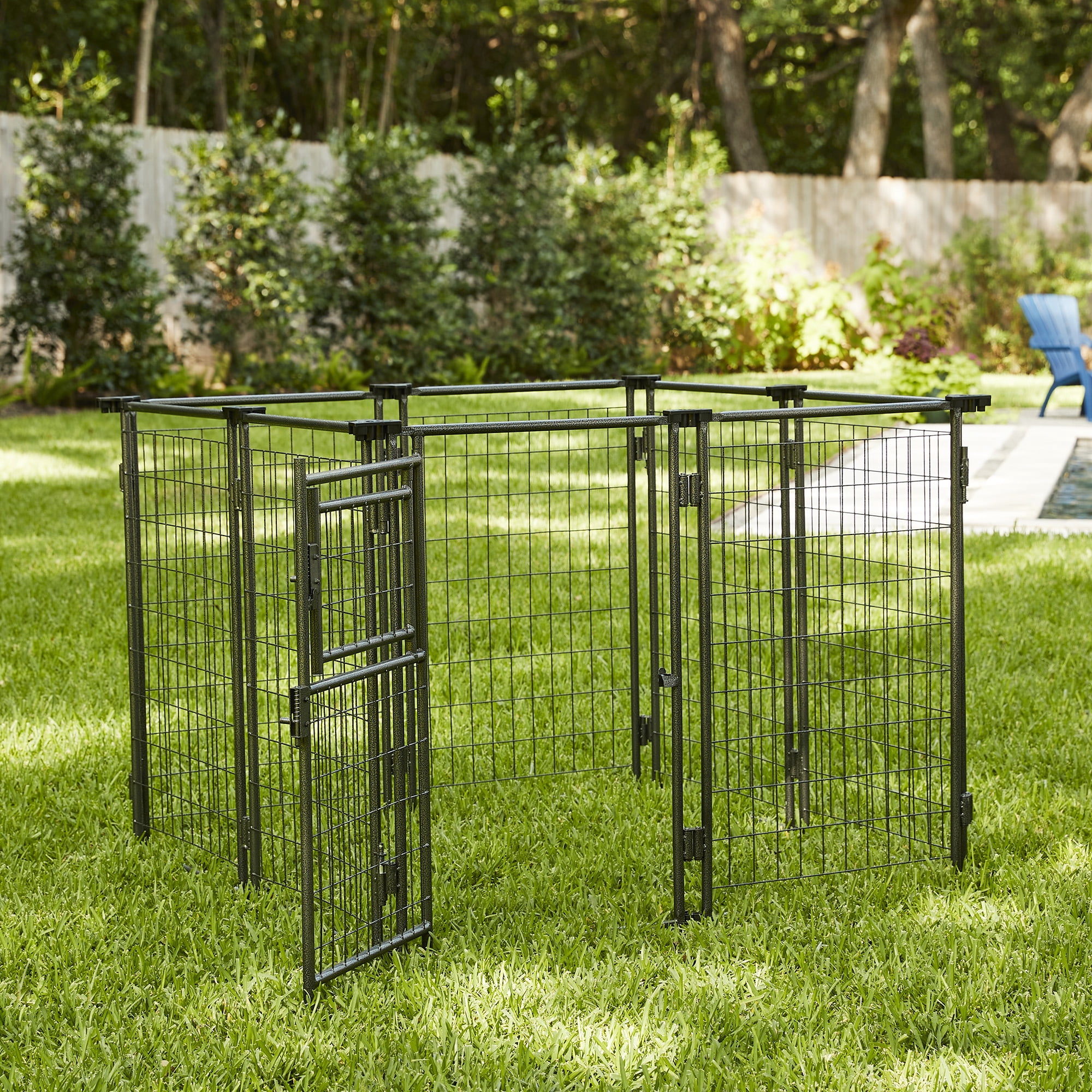 Two by Two 4' x 4' x 4 ½' Haven Expandable Kennel - Walmart.com