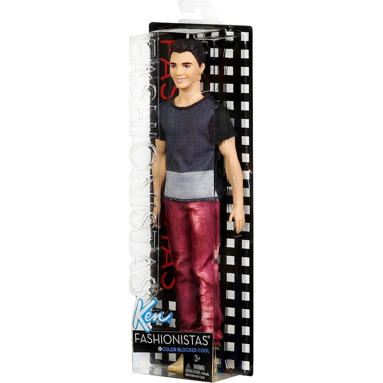Barbie Fashionistas Ken Color Blocked Cool Doll 2016 Mattel Barbie Fashionistas Ken Color Blocked Cool Doll 2016 Mattel