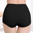 thumbnail image 4 of Clearance Ohufall Womens Underwear High Waist Cotton Soft Seamless Briefs Ladies Panties Plus Size Comfy Stretch Ladies Underwear, 4 of 7