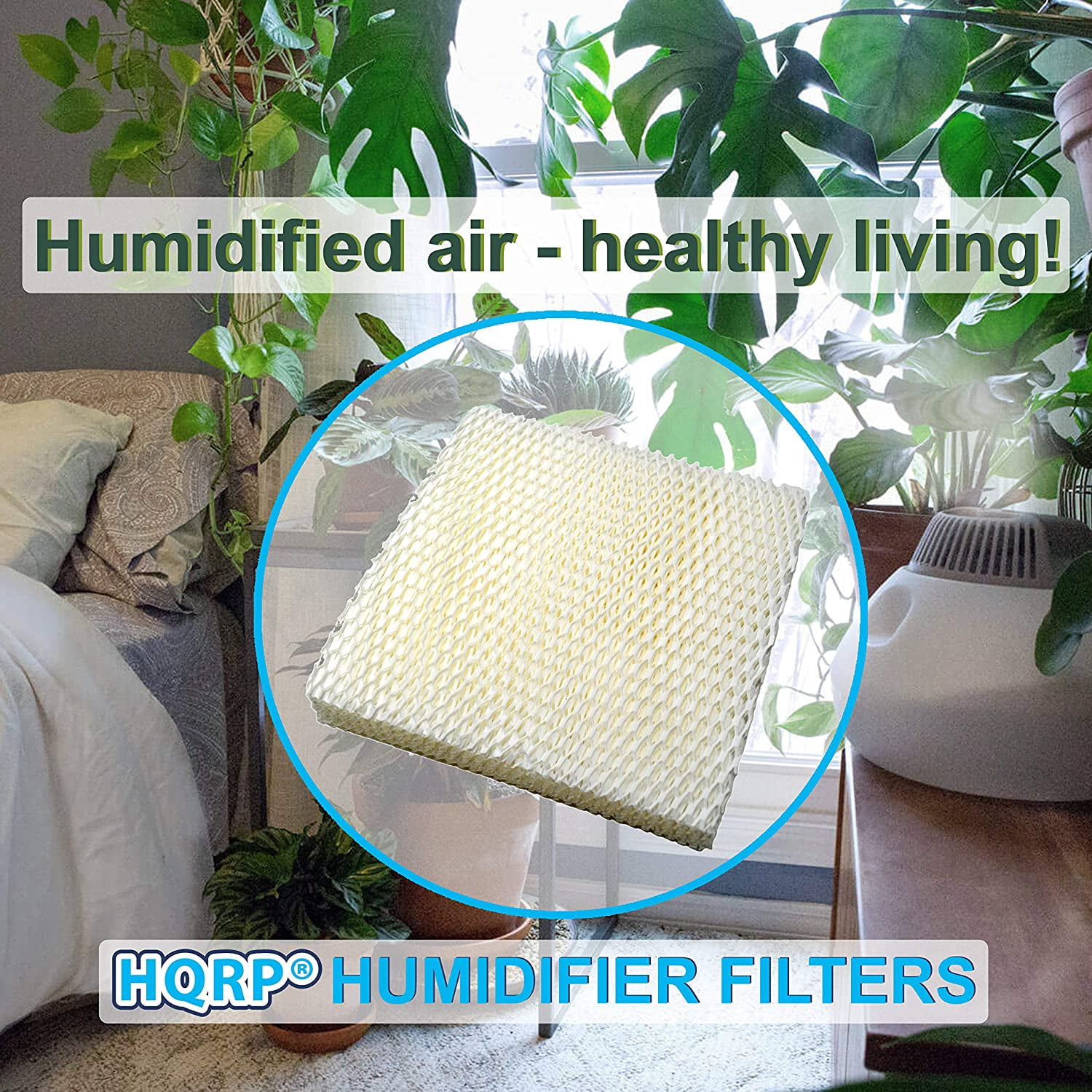 HQRP Pack of 4 Honeycomb Wicking Filter for Sears Kenmore 14102, 14112, 14120, 144115, 29557 Humidifier, 14809