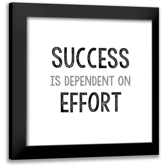 Dos Santos, Bella 12x12 Black Modern Framed Museum Art Print Titled - Success