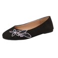 thumbnail image 1 of Casual Loafers: —Low Heeled Color Pointed Toe Slip On Casual Loafers, 1 of 6