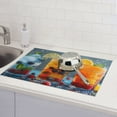 thumbnail image 6 of Yiaed Refreshing Fruit Infused Drinks Print Highly Absorbent Microfiber Kitchen Counter Mat, Dish Drying Pad for Dishes, Utensils, Pots and Pans, Large 18" x 24", 6 of 7