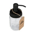 thumbnail image 3 of Classic Farmhouse 16 Ounce Ball Glass Mason Jar Soap Dispenser - Black, 3 of 3
