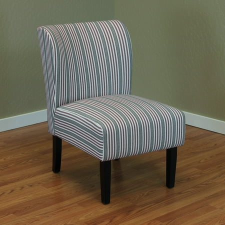 Upholstered Stripe - Sauzon Red Stripe Upholstered Chair
