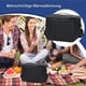 thumbnail image 2 of Lunchbag Reusable Insulated Lunch Tote, Leakproof, Waterproof Cooler Black, 2 of 5