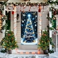thumbnail image 4 of YANHAIGONG Christmas Door Covers for Front Door,Merry Christmas Decorations Door Cover,35 X 71" Christmas Door Cover,Santa Claus Pattern,Christmas Day Door Decoration,Festival Party Decoration, 4 of 9