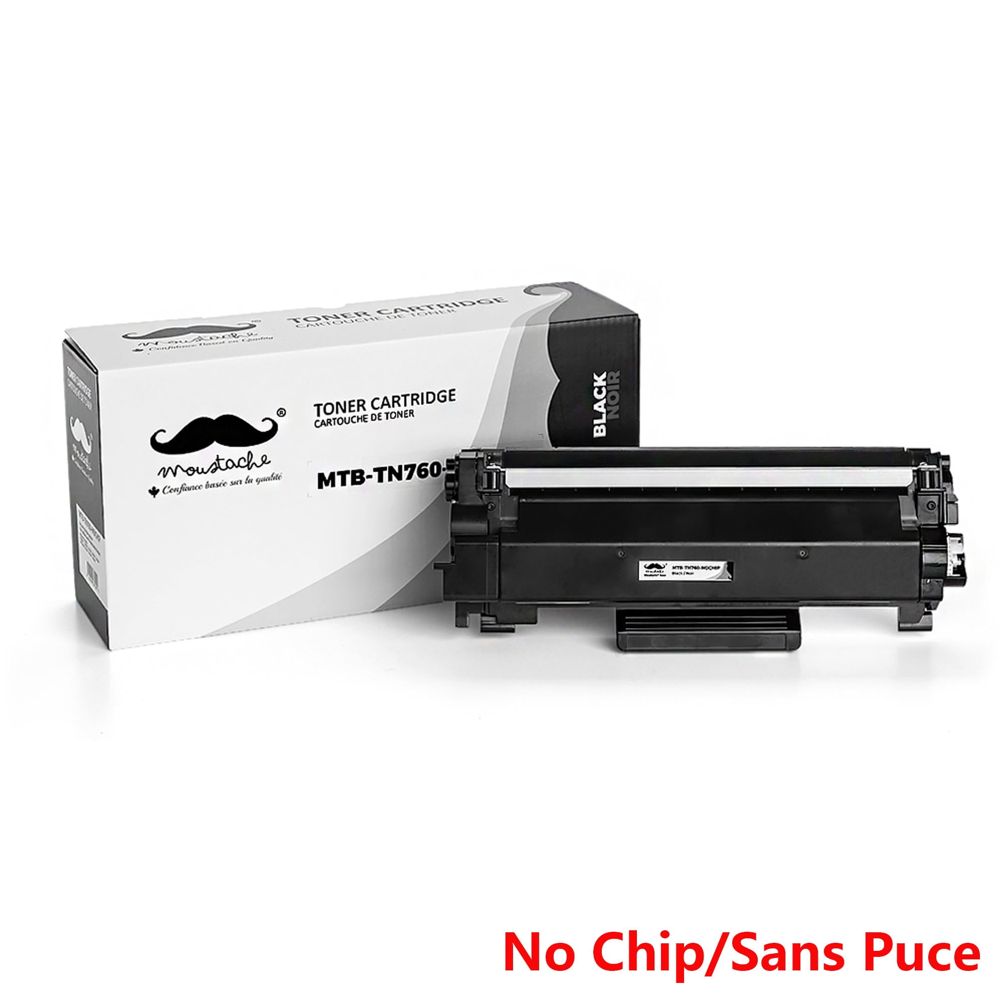 1 2 4 High Yield for Brother TN-760 TN760 Toner with Chip MFC-L2710DW HL-L2350DW