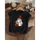 thumbnail image 1 of Halloween T-shirt - Cute Ghosts with Pumpkin, Soft Knit Loose Fit Tee for Toddler & Little Girls, Summer Party Outfit or Everyday Casual Wear - Easy-Care Halloween Apparel, Halloween Clothes, 1 of 6