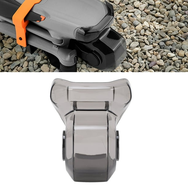 Protector de lente de drones, Cubierta de lente de drones anti -scratch cubierta pc negro transparente resistente para el dron air 3s dron