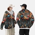 thumbnail image 4 of Lsque Floral Dreamcatcher Elegance UPF 50+ Lightweight Sun Protection Men's Women's Long Sleeve Shirt, Hoodie Performance -X-Large, 4 of 9
