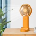 thumbnail image 5 of Matoen Handheld Mini Fan Portable USB Rechargeable Small Fan with Base Personal Desk Fan Super Compact Cooling Fan for Makeup, Home, Office, Travel, and Outdoor, 5 of 7