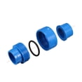 thumbnail image 3 of Conector rápido de unión de tubo de 25 mm x 25 mm, 5 piezas, socket de solvente azul, 3 of 3