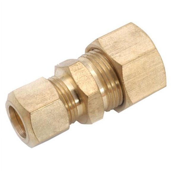 Anderson Metals 710082-0604 .38 x .25 in. Compression Union