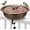 Brozen, variant on VIVOHOME Deck Mounted Polyresin Bird Bath, Copper
