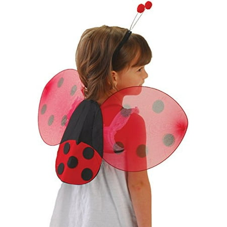 US Toy Lady Bug Wings & Antenna Costume Set