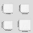 thumbnail image 3 of Efavormart 4 Pack Assorted Size White Plexiglass Sheet, DIY Acrylic Sheets Sign Board With Protective Film - 3mm Thick for Signs, DIY Display Projects, Craft, 3 of 11