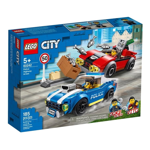 Set LEGO City Policía Arresto en la Autopista 60242