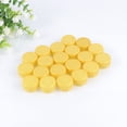 thumbnail image 2 of 100pcs Plastic Drink Bottle Covers Colorful Spring Water Bottle DIY Caps (Yellow), 2 of 9