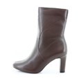 thumbnail image 4 of NATURALIZER Womens Brown Goring Padded Harlene Round Toe Zip-Up Leather Dress Boots 7 M, 4 of 8