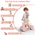 thumbnail image 4 of Bicicleta Balance Bobike Classic Pink para niños de 10 a 24 meses, 4 of 6