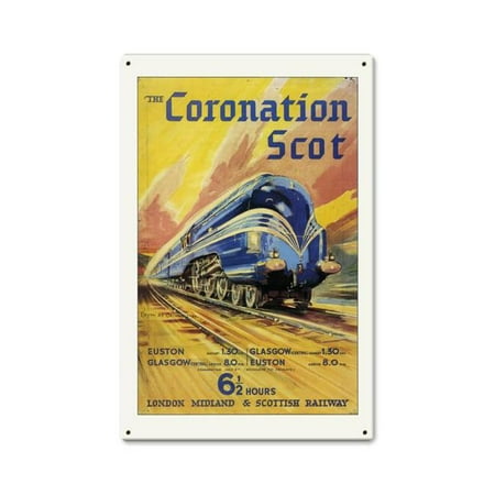 

Past Time Signs PTS509 The Coronation Satin Metal Sign