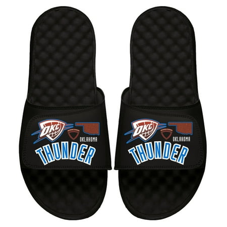

Youth ISlide Black Oklahoma City Thunder 2022/23 City Edition Collage Slide Sandals