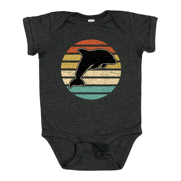 Inktastic Dolphin Cute Beach and Vacation Boys or Girls Baby Bodysuit