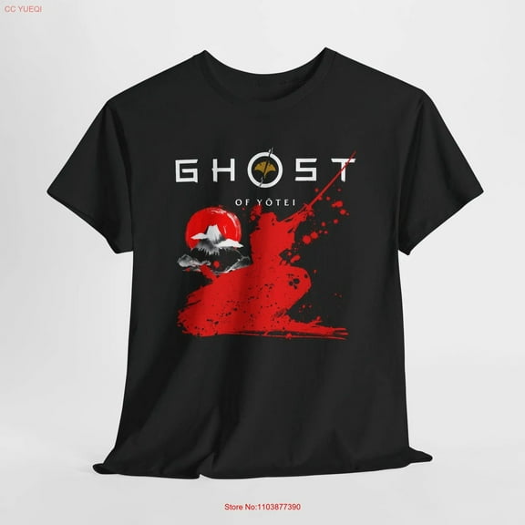 Ghost of Yotei Samurai T-Shirt, Game Lover Tee, Fashion Cotton Tops, Ver 2