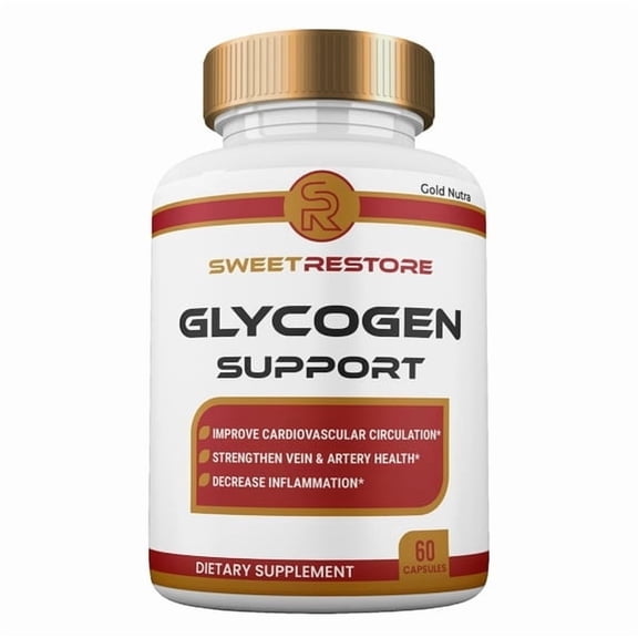 (1 Pack) Sweet Restore Glycogen Support Capsules, Advanced Glyco Pills Formula Max Strength Blood Health Supplement, 60 Capsules