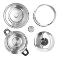 thumbnail image 2 of Utensilios de cocina portátiles para aventuras al aire libre, olla caliente para acampar de acero inoxidable de 16 cm, 2 of 8