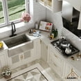 thumbnail image 6 of CASAINC 33" Stainless Steel Single Bowl Farmhouse Apron Kitchen Sink, Brushed Stainless Steel, 6 of 8