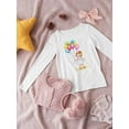 thumbnail image 3 of A Girl With Balloons Long Sleeve Toddler -Image by Shutterstock,  5 Toddler, 3 of 4