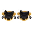 thumbnail image 4 of 1 Pair 360 Swivel Rolling Knee Pads with Casters for Tile Installation, Masonry Work, and Car Repairing, 4 of 7