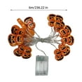 thumbnail image 4 of Floleo Halloween Pumpkin String Lights LED Jack-O-Lantern Battery Operated Lights 3D Double Pumpkin Lights For Home Door Window Porch Decor Indoor Outdoor Halloween Party Decorations, 4 of 9