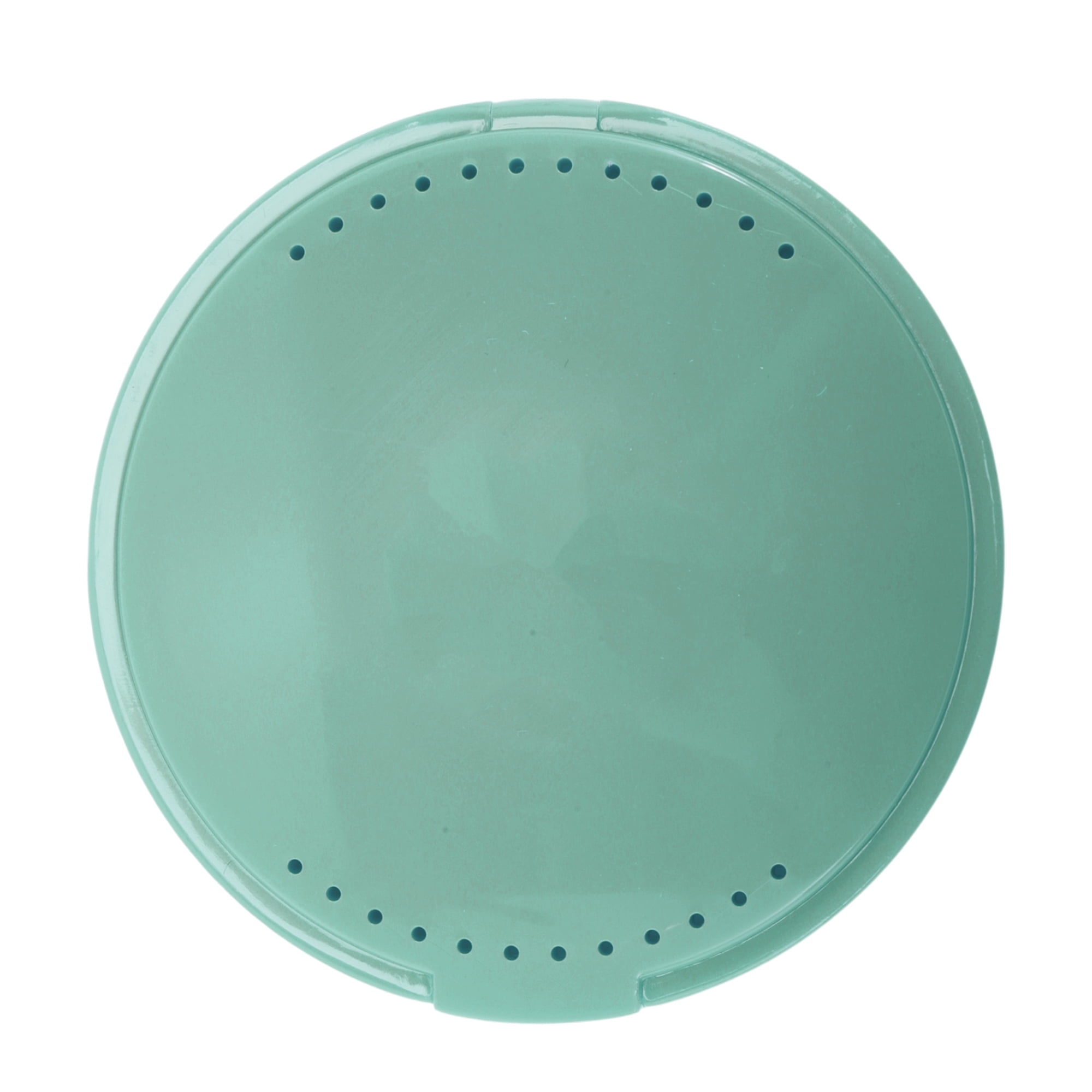 Unique Bargains Round Braces Box with Mirror 1 Pc Gray, Green