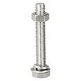 thumbnail image 3 of Uxcell M8 x 50mm 304 Stainless Steel Hex Head Screws Bolts, Nuts, Flat & Lock Washers Kits 6 Sets, 3 of 4
