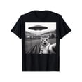 thumbnail image 2 of Playera gráfica Playera para para HombreCat UFO T Shirt Funny Alien Selfie Space Cat Taking Picture Of Spaceship Ufo T-Shirt Tee For Adult, Men, Women, Teen, Teenager, Adolescent, YouthFather's Day,, 2 of 6