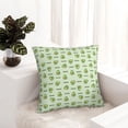thumbnail image 6 of Pofeuu Green Avocado Print Double-sided plush pillowcase Square Throw Pillow Covers Pillows Cover for Living Room Bedroom Sofa Couch Cushion Cover（No pillow core）-26"x26", 6 of 7