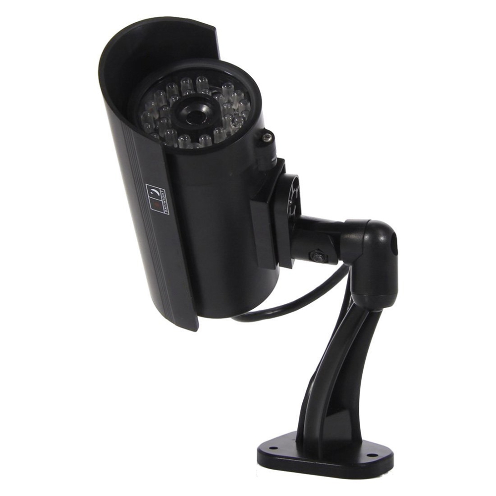 HEVIRGO Dummy Fake Security Camera with Blinking LED, Antitheft Angle