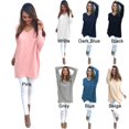 Women Autumn Winter Sweater VNeck Loose Knitted Oversized Baggy