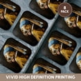 thumbnail image 6 of 3drose, Beagle with Pearl Earring Golden Age Painting, Set of 8 Coasters - Soft, 6 of 7