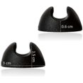 thumbnail image 2 of ZHAOCHENG Paquete de 10 protectores de silicona para patas de muebles con forma de horquilla, color negro, 10 mm, 2 of 5