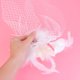 thumbnail image 3 of CRILSTYLEO Short Mesh Veil Bridal Covered Face Veil with Flower White Handmade for Festivals, 3 of 8