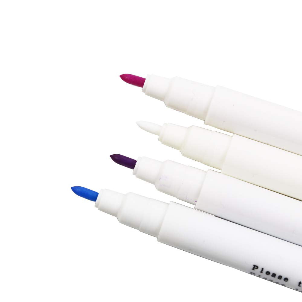 White Color Water Soluble Pen Wasable Ink Pen for Cross Stitch Textile Erasable  Marking Pen Fabric Marker DIY Needlework - China Staedtler Dry Erase Markers,  Chalk Pen Remover