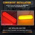thumbnail image 4 of Speravity Paquete de 2 luces laterales de plástico para automóvil desmontables IP67 a prueba de agua que reemplazan 3 en 1 piezas de lámpara Bombillas para automóviles, 4 of 6