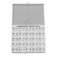 thumbnail image 1 of BUYISI Sewing Machine Spool Storage Box Universal Bobbin Holder Clear Or Metal 25 Pack Transparent Bobbin, 1 of 4