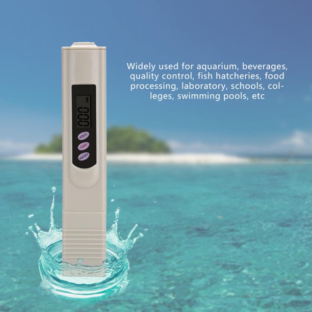 Medidor de TDS Probador de calidad del agua conveniente Función de apagado automático Colegios para procesamiento de alimentos Escuelas Piscinas Acuario Laboratorio Control de Higoodz Otros