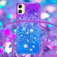 thumbnail image 4 of Funda para Samsung Galaxy A06 Brillantina Líquida Divertida Reluciente y con Cristales en Movimiento Cuerpo Cruzado con Cordón Ajustable, 4 of 5
