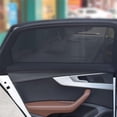 thumbnail image 5 of Parasol universal para ventana lateral de coche, 2 piezas de doble capa transpirable lateral de malla solar para ventana trasera de coche para bebé, 34,6 x 20,4 pulgadas, 5 of 5